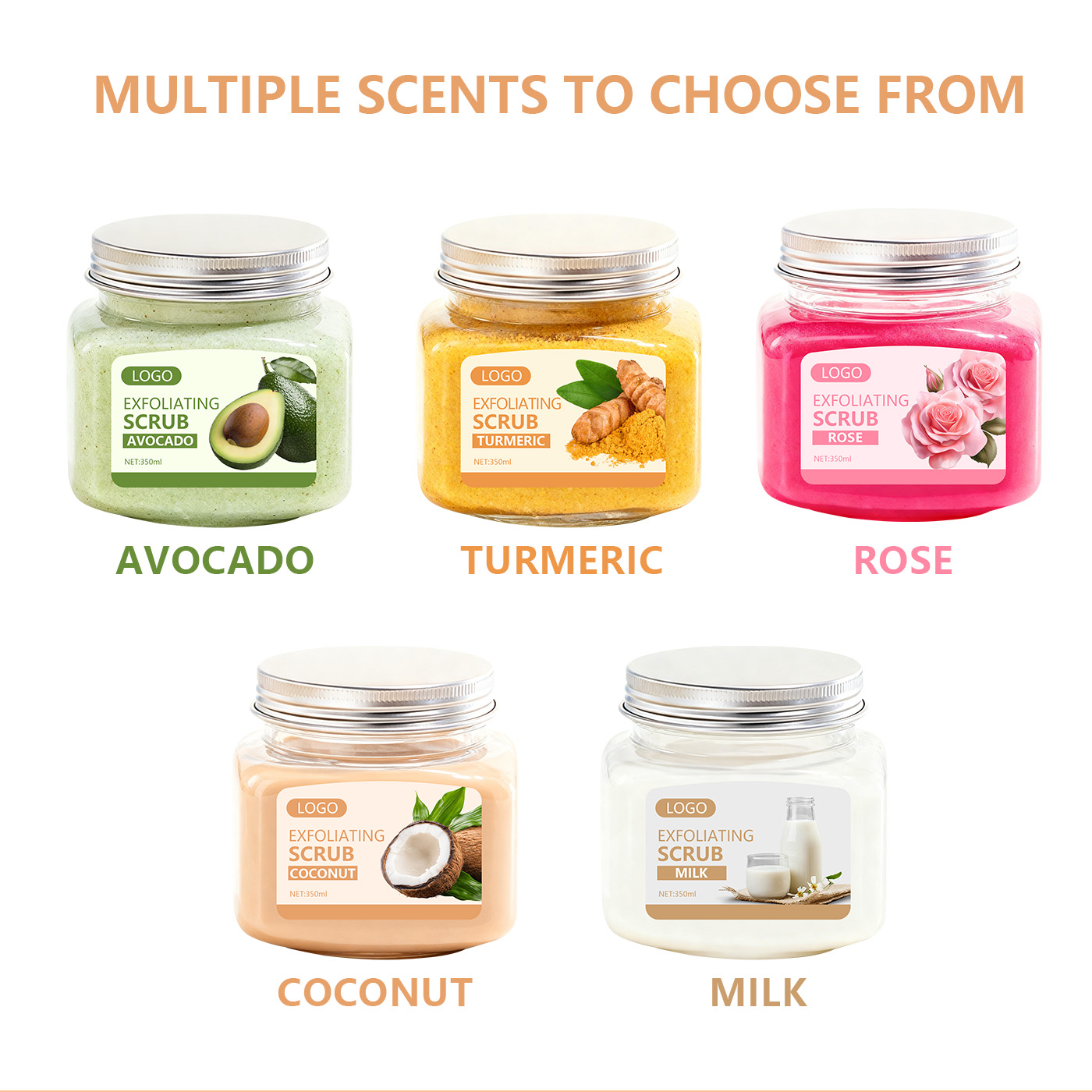 OEM Exfoliating Body Scrub – Natural Salt or Sugar Scrub for Smooth Skin, Cellulite Reduction & Deep Cleansing | Private Label Body Scrub for Brands - Image 2