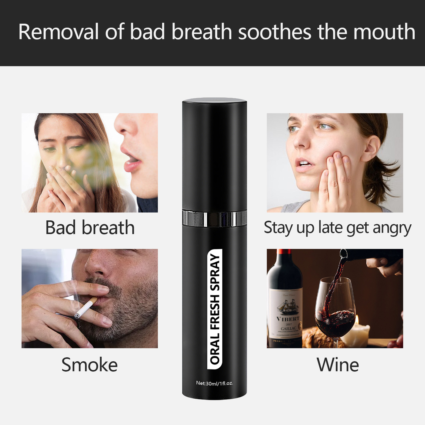 OEM Oral Fresh Spray – Breath Freshener with Natural Mint, Xylitol & Tooth-Friendly Formula | Private Label Mouth Spray for Fresh Breath & Oral Care - Image 4