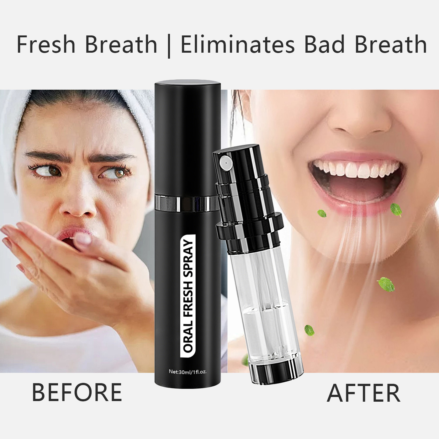 OEM Oral Fresh Spray – Breath Freshener with Natural Mint, Xylitol & Tooth-Friendly Formula | Private Label Mouth Spray for Fresh Breath & Oral Care - Image 5