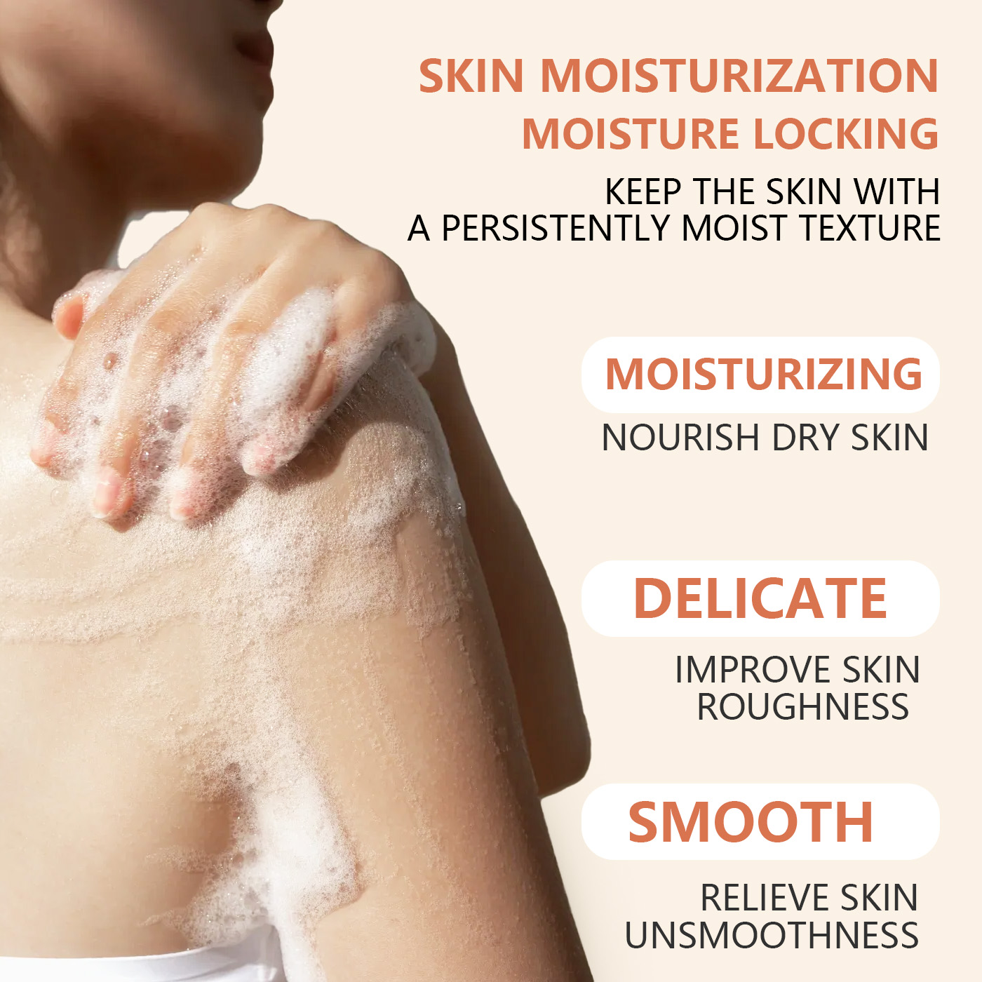 OEM Peptide Keratin Body Wash – Strengthening & Repairing Shower Gel for Dry, Damaged Skin | Private Label Protein-Infused Body Cleanser for Brands - Image 2