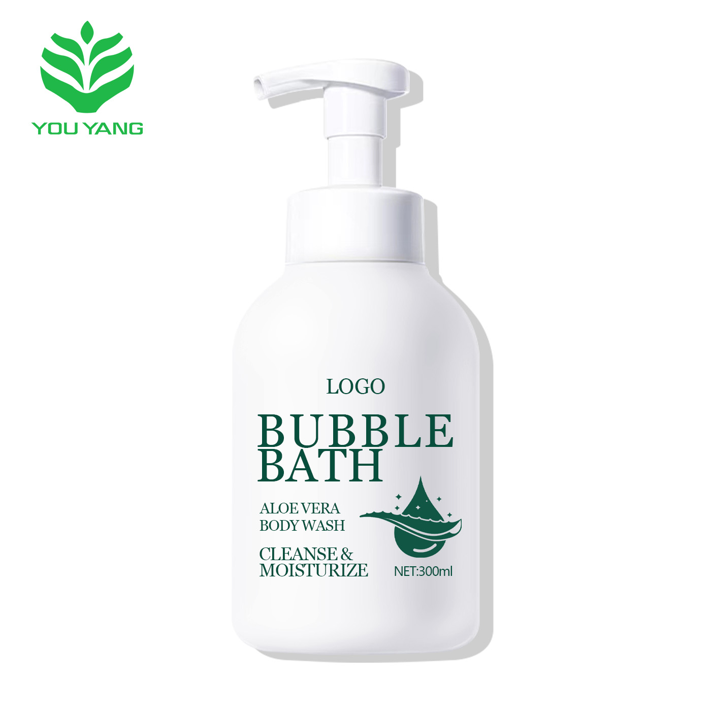 OEM Aloe Vera Bubble Bath & Body Wash – 2-in-1 Soothing Shower Gel & Foaming Bath Soak for Sensitive Dry Skin | Private Label Aloe Cleanser for Brands - Image 2
