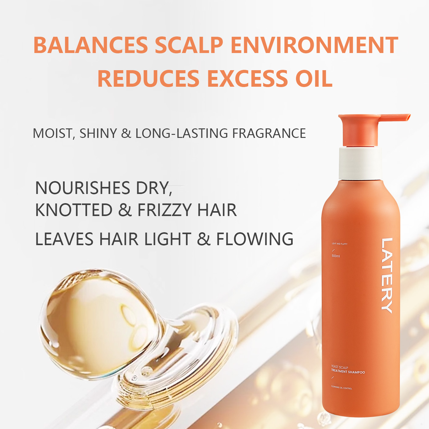 OEM Yeast Scalp Treatment Shampoo – Probiotic & Fermented Yeast Extract for Dandruff, Itchy Scalp & Hair Strength | Private Label Biotin Shampoo for Brands - Image 5