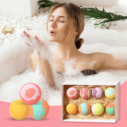 OEM Scented Bath Bomb – Fizzy Aromatherapy Ball with Essential Oils, Shea Butter & Natural Color | Private Label Fragrant Bath Bomb for Relaxation
