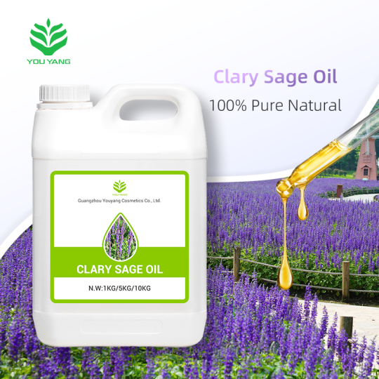 OEM Clary Sage Essential Oil – 100% Natural Steam Distilled | Private Label for Hormonal Balance, Menstrual Relief & Stress Reduction