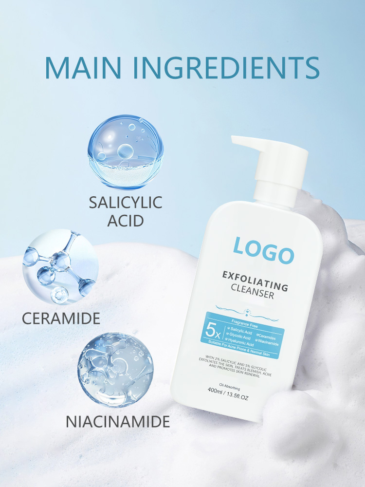 OEM Exfoliating Cleanser | Private Label Face Wash - Image 4