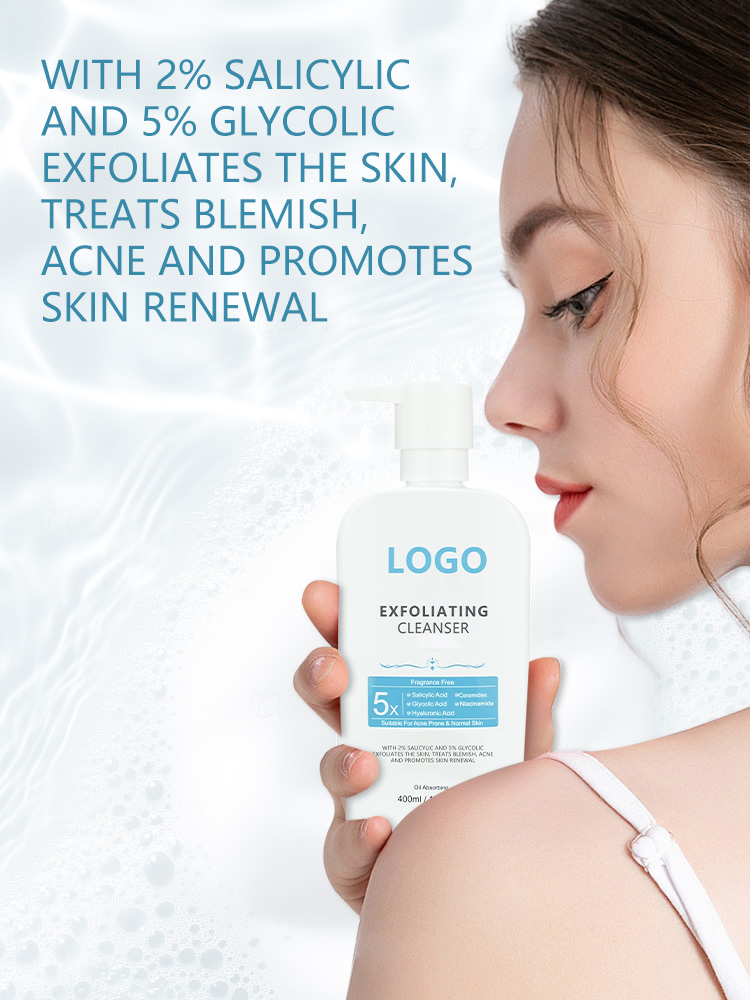 OEM Exfoliating Cleanser | Private Label Face Wash - Image 3