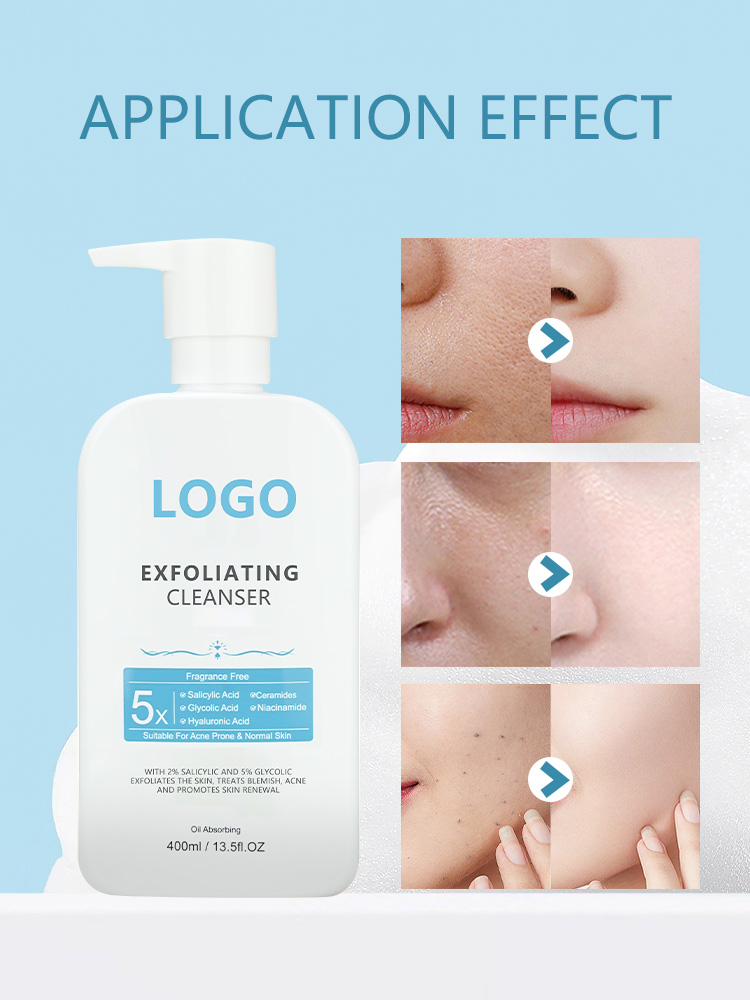 OEM Exfoliating Cleanser | Private Label Face Wash - Image 2