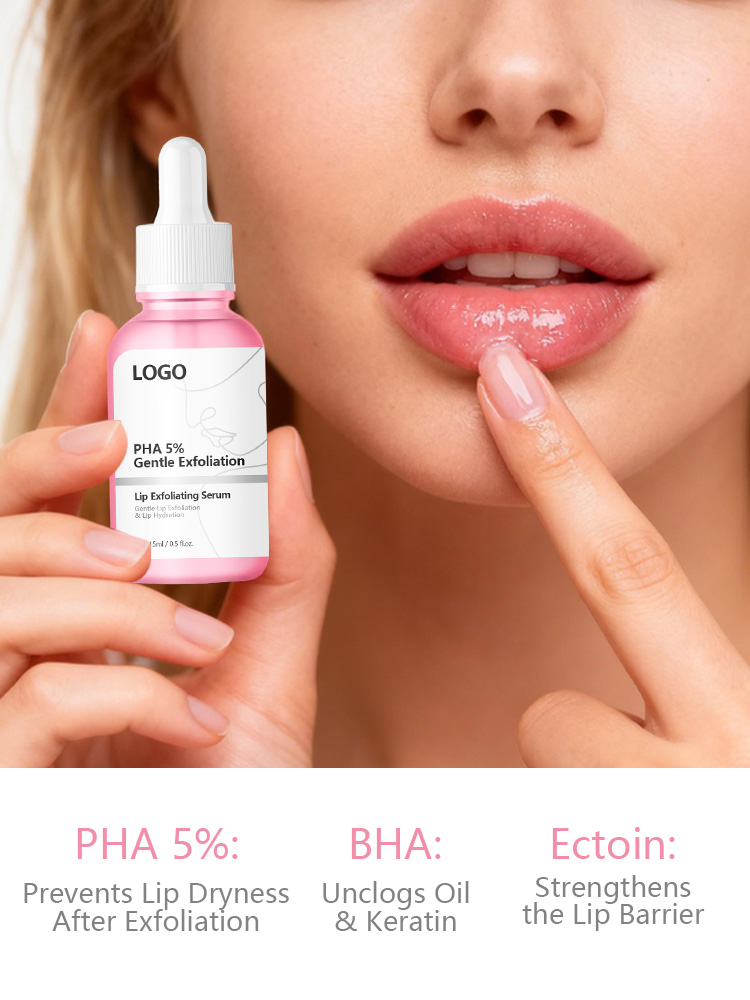 OEM PHA 5% Lip Exfoliating Serum | Private Label
