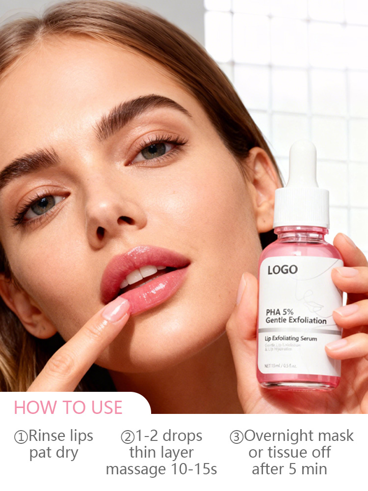 OEM PHA 5% Lip Exfoliating Serum | Private Label - Image 5
