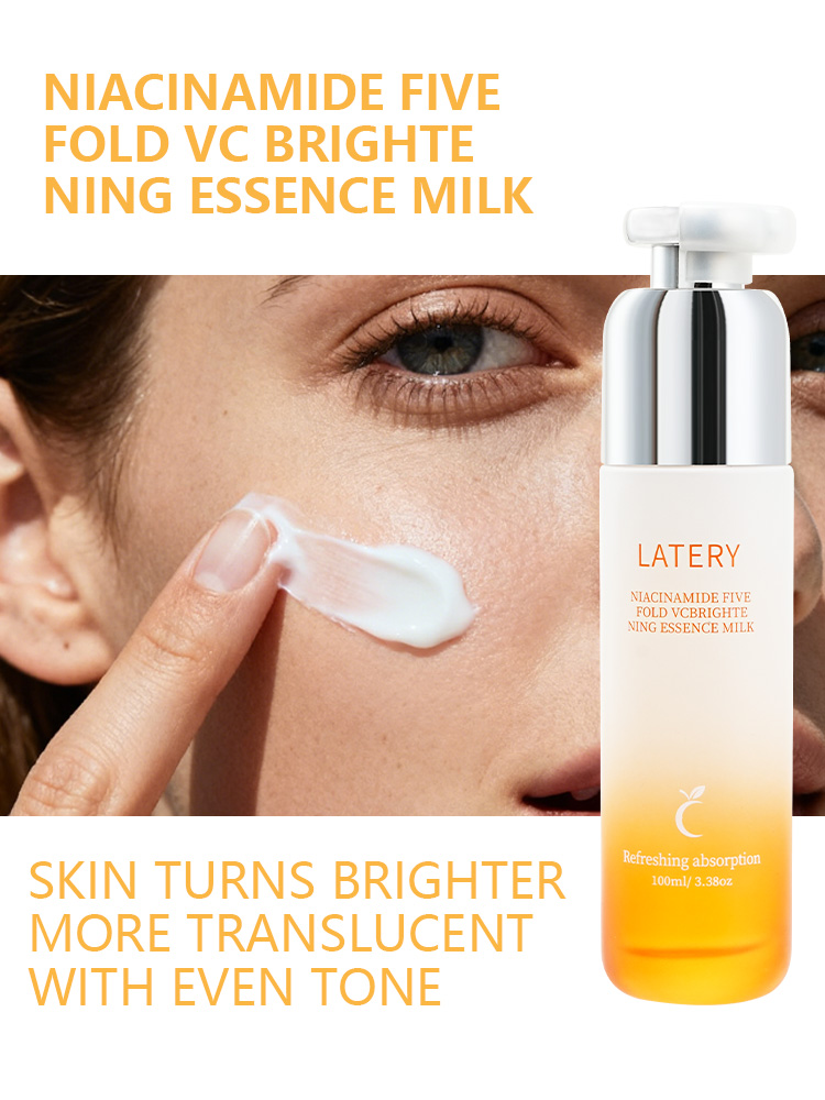 OEM Niacinamide VC Essence Milk | Private Label - Image 3