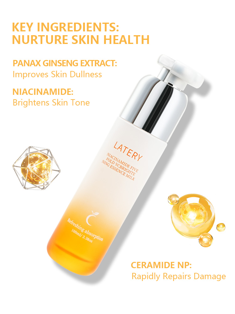 OEM Niacinamide VC Essence Milk | Private Label - Image 5