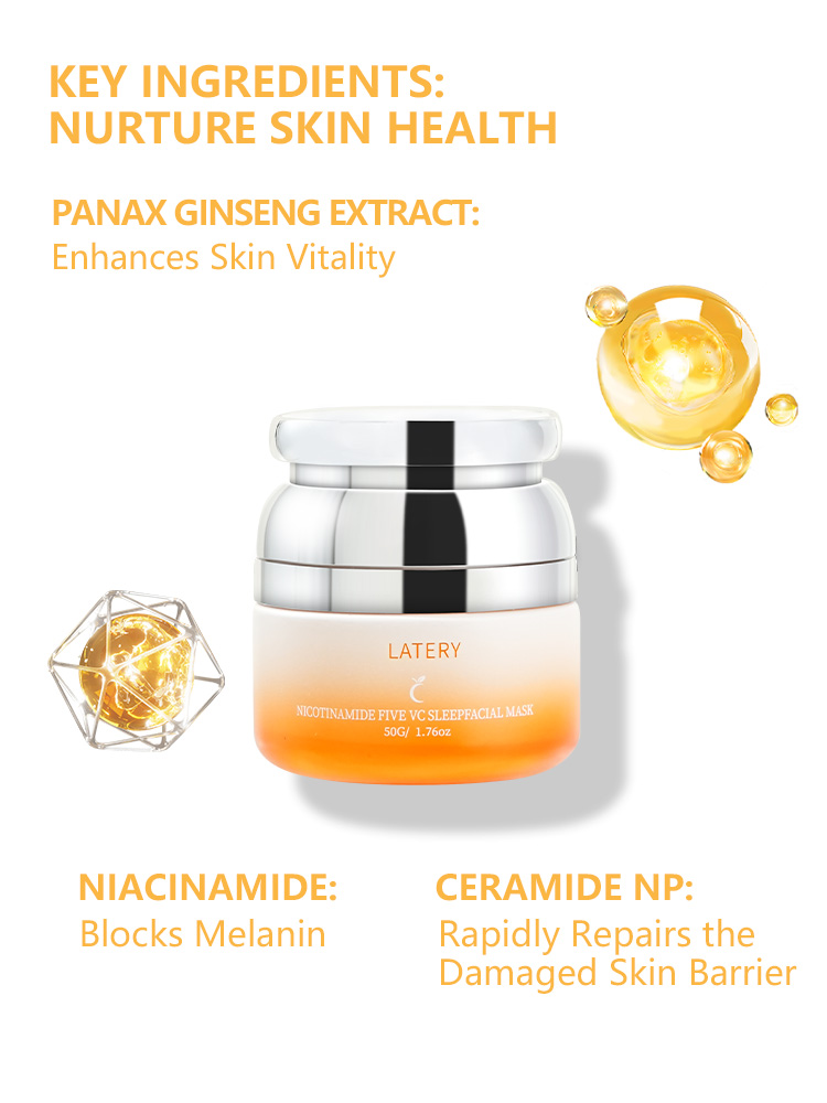 OEM Niacinamide VC Sleep Mask | Private Label - Image 5
