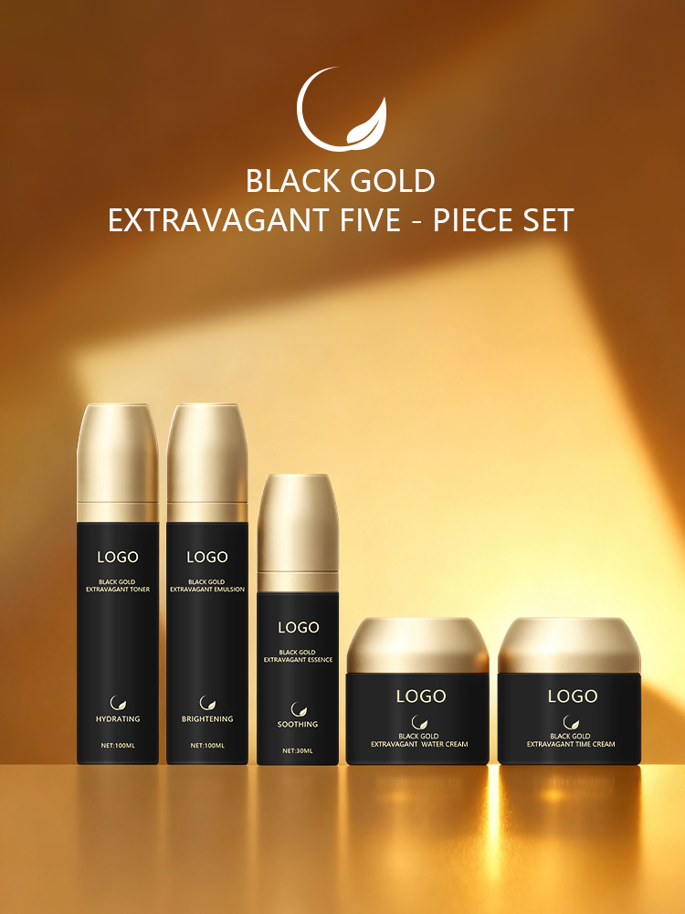 OEM Black Gold Skincare Set | Private Label